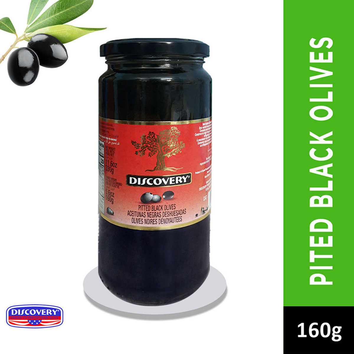 discovery-pitted-black-olives-160g